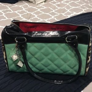 Lux de Ville atomic tote leopard shoulder bag